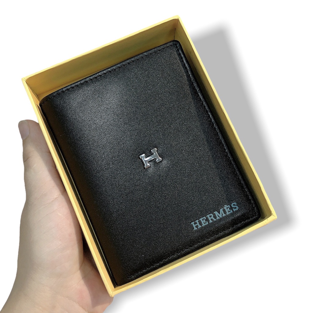 Ví Nam HM fullbox Da Bò Cao Cấp Kiểu Dáng thời Trang Trẻ Trung