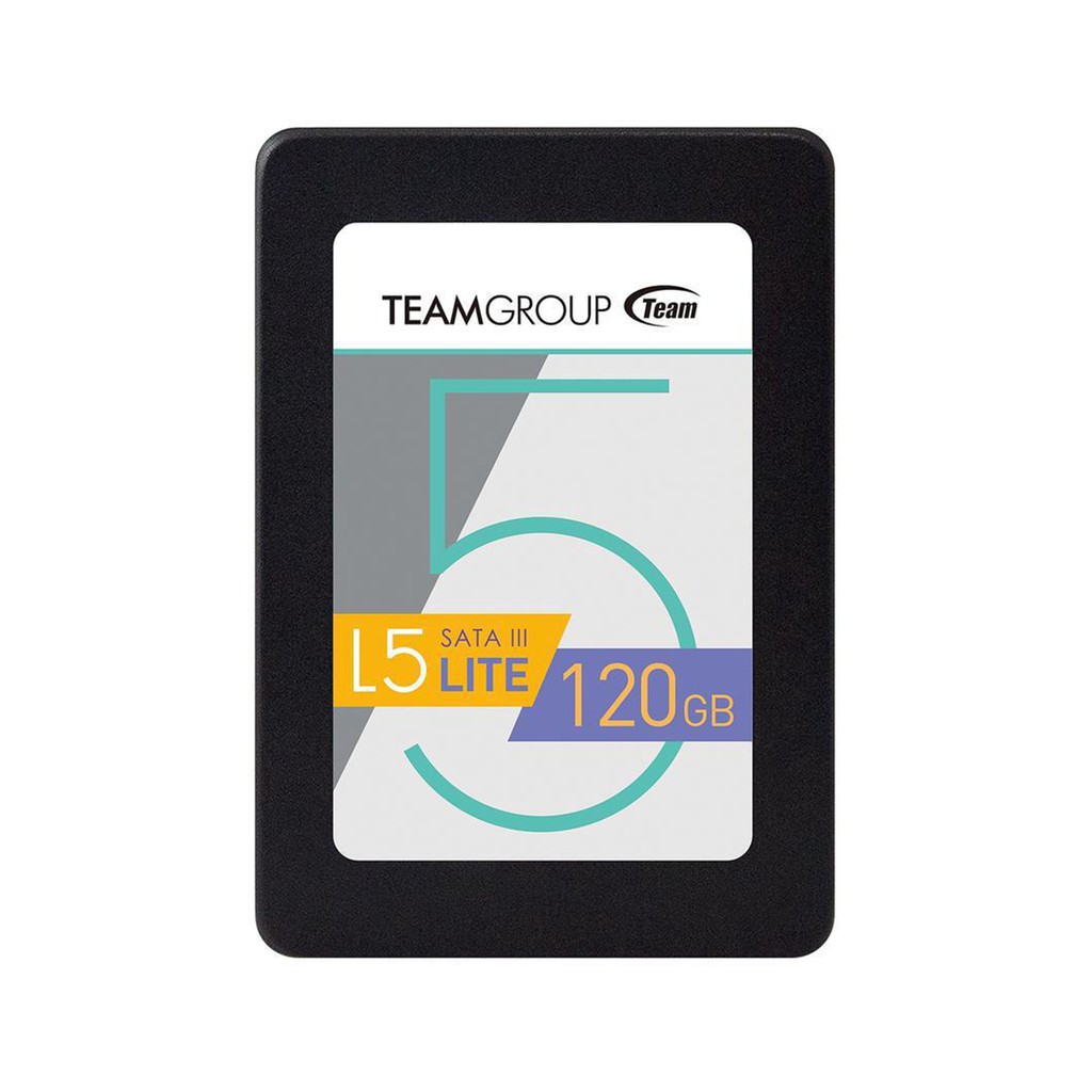 Ổ cứng SSD Team Group L5 LITE 120GB 2.5" Sata III (Bảo hành 3 năm đổi mới) tặng đầu đọc thẻ - Hãng phân phối chính thức