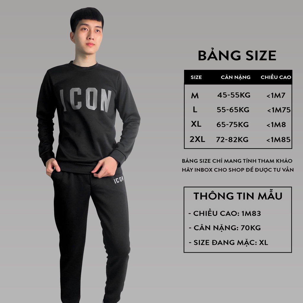 Đồ bộ quần áo thể thao nam thu đông chất nỉ hottrend 2021