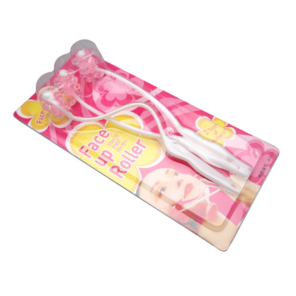 Bánh xe massage mặt 3D V-Face Cằm Bánh xe massage hai trong một Dụng cụ giảm béo tại nhà làm đẹp