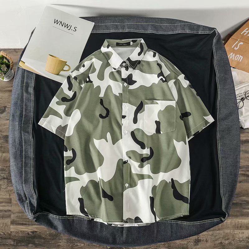 Áo Thun Tay Ngắn Dáng Rộng In Họa Tiết Thời Trang Mùa Hè Mới Phong Cách Hip Hop Size M-3XL Cho Nam
