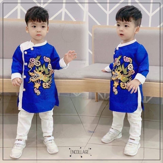 Áo dài Tết cho bé