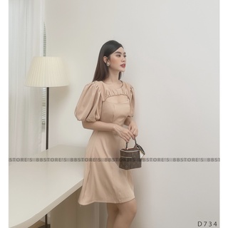 [BBSTORE'S] Đầm Xoè Khoét Ngực - D734