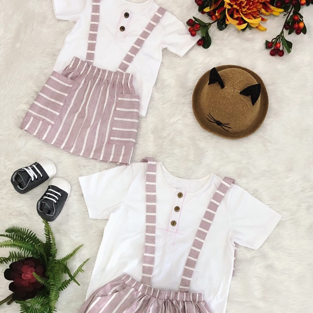 Set áo quần bé trai bé gái