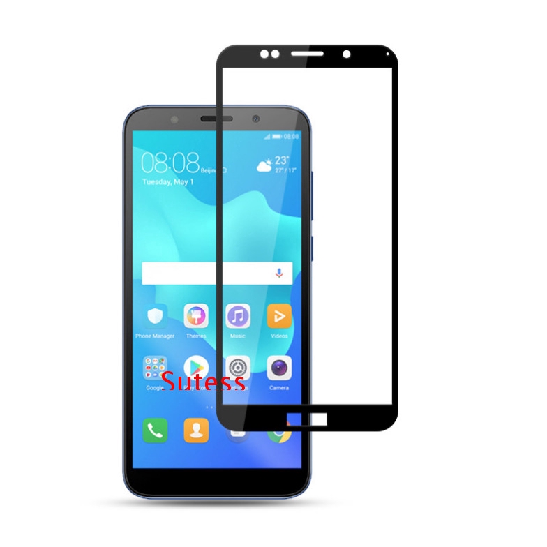 Huawei Y9 Y7 Y7P Y6 Y6P Y5 Prime Pro Lite 2017 2018 2019  Full Glue Full Cover Phone Tempered Glass điện thoại kính cường lực đầy đủ