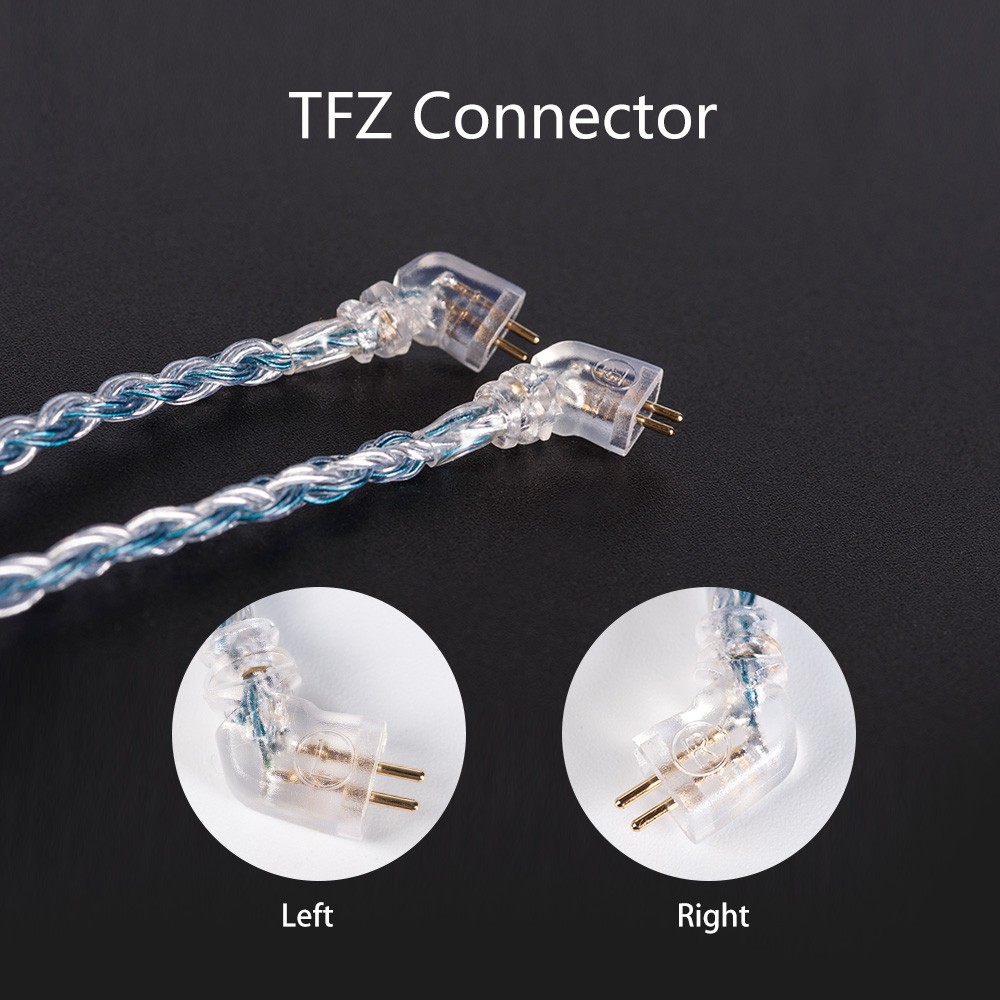 Cáp Yinyoo mạ bạc 16 lõi siêu tinh khiết 2.5/3.5/4.4MM với MMCX/2PiN/QDC/TFZ for KZ ZAX ZSX ASX EDX DQ6 BLON BL-01 BL-03