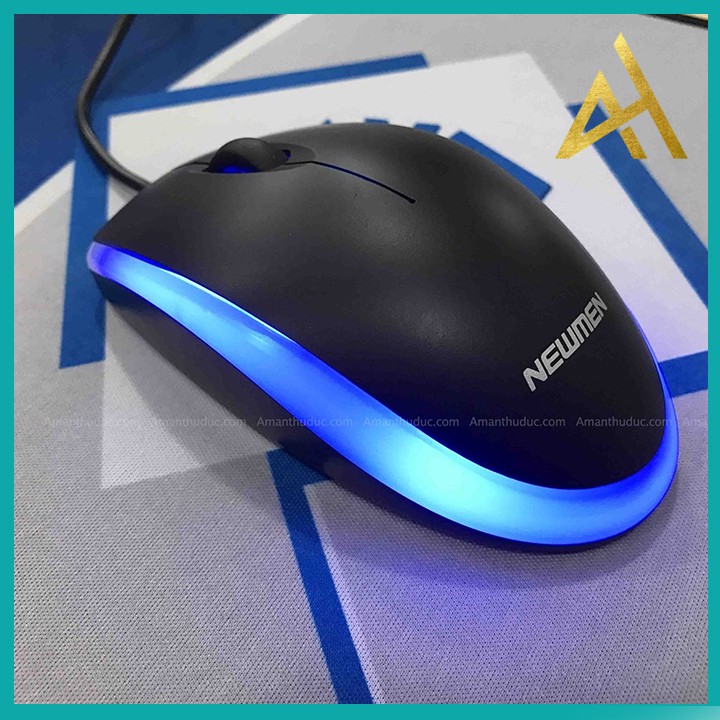 Chuột Máy Tính Có Dây Chuột Gaming LED RGB Newmen N107 Plus Chuột Laptop PC Mouse Chơi Game