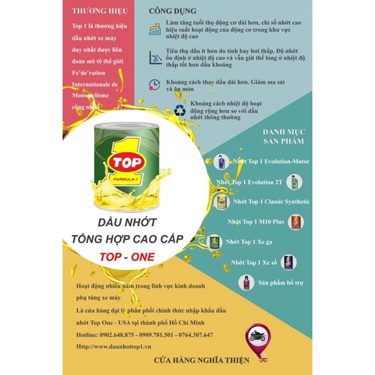Nhớt Hộp Số Xe Ga - TOP1 Action Matic Gear Oil