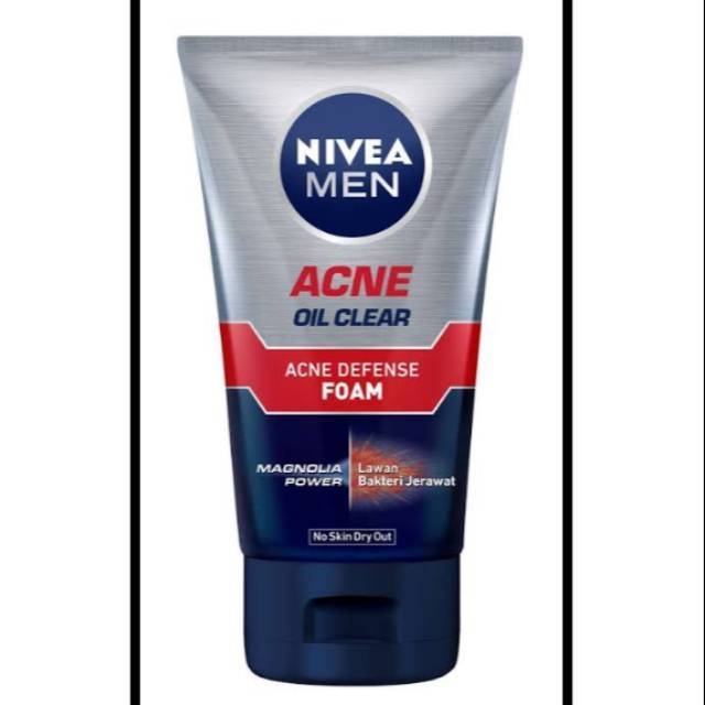 (hàng Mới Về) Dầu Tạo Bọt Nivea Trị Mụn 100ml Cho Nam