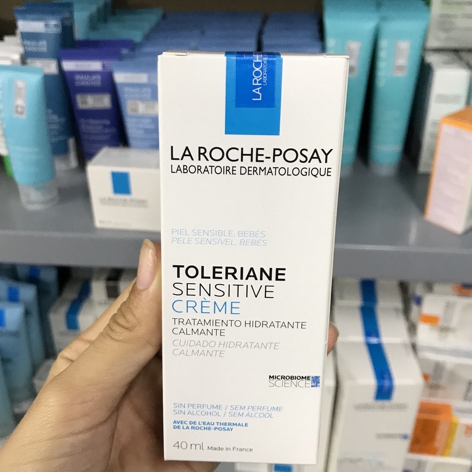 Kem Dưỡng La Roche-Posay Toleriane Sensitive Crème Moisturiser làm dịu & bảo vệ cho da nhạy cảm 40ml