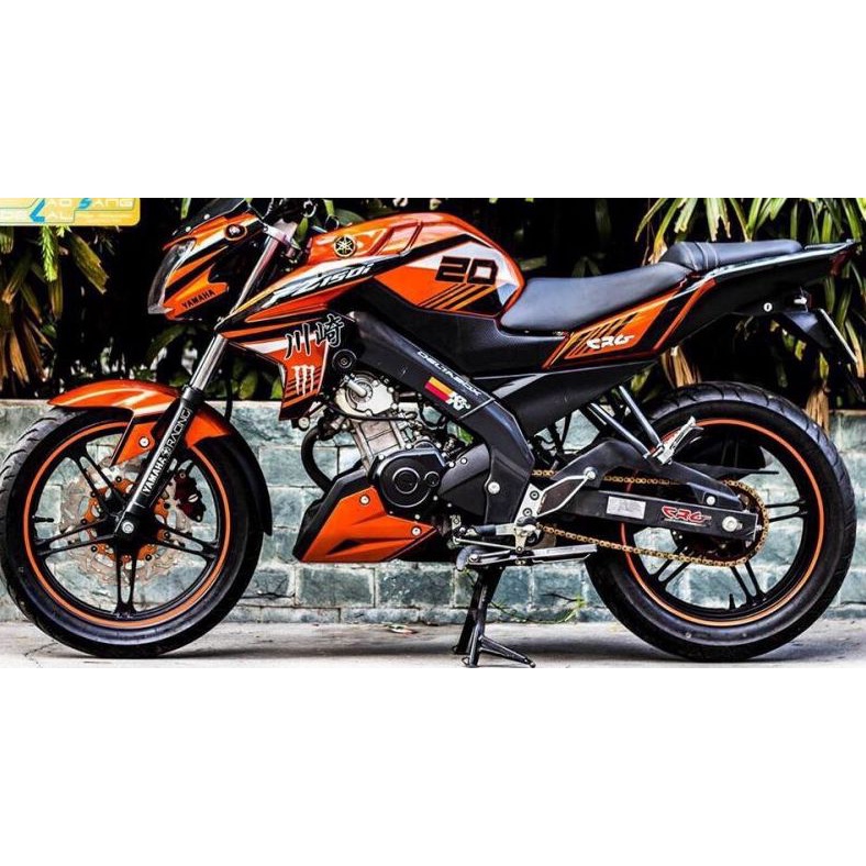 Tem Trùm FZ 150 cam đen 20,Team Decal FZ 150i cam đen 20