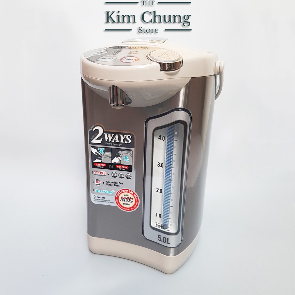 Bình Thủy Điện Lock&Lock EJK582BEG  5L- Hàng Chính Hãng