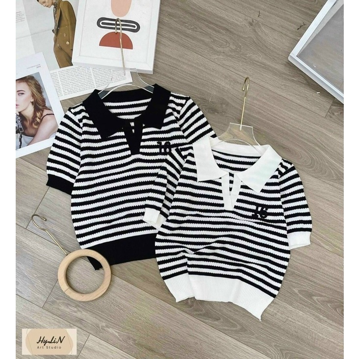 Áo len kẻ cố đức số 16,kẻ hàng qc Mã 116