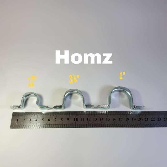 Kẹp Sắt Mạ Kẽm 3/4 inch Chuyên Dụng Cho Kẹp Ống Nước Omega