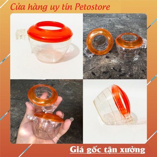 Cóng chào mào chất liệu nhựa mica họa tiết siêu đẹp Phụ kiện lồng chim Petostore PK21