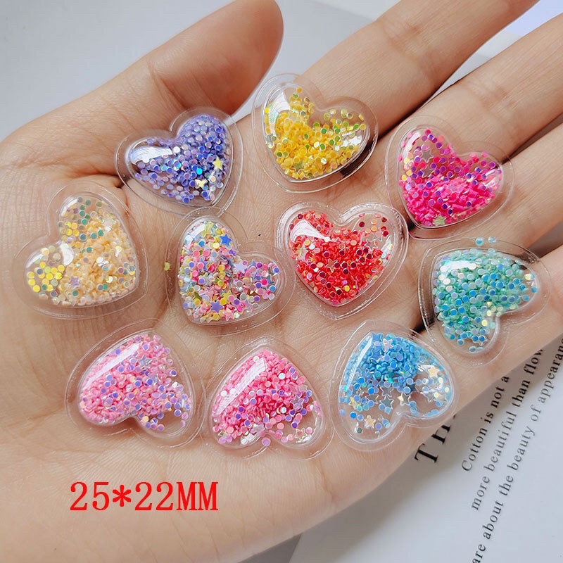 Charm kim sa nhiều mẫu làm dây buộc tóc/bờm tóc/băng đô…
