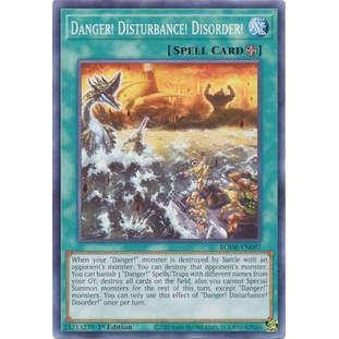 Thẻ bài Yugioh - TCG - Danger! Disturbance! Disorder! / BODE-EN097'