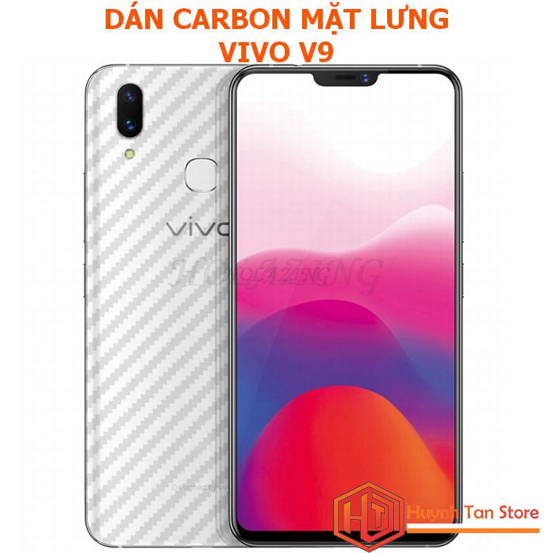 Miếng dán decal carbon mặt sau chống trầy mặt lưng, chống bám vân tay