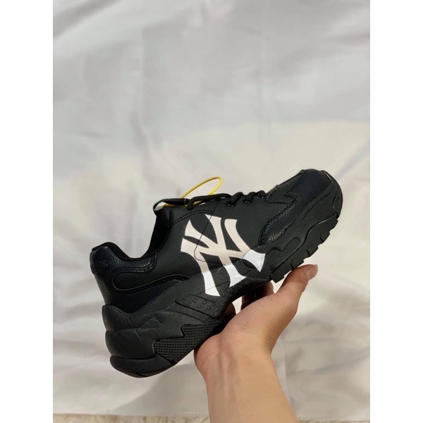 MINTSTORE Giày Sneaker Bóng Chày Đen Chữ Trắng