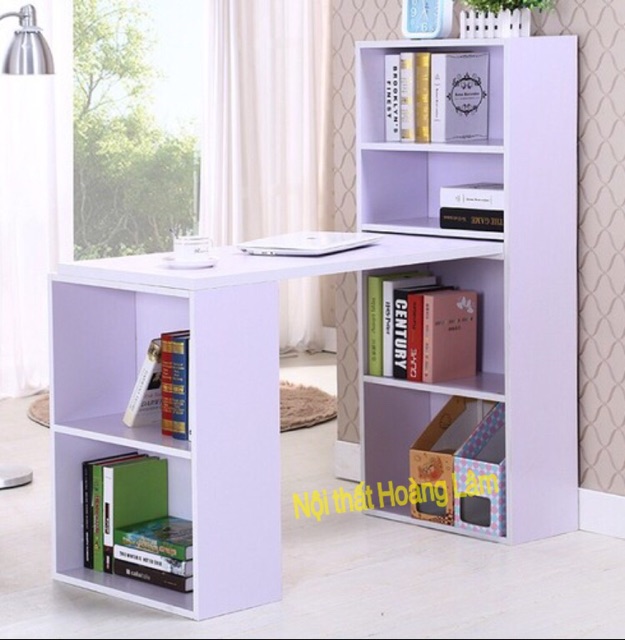 [Mã LIFEBKA5 giảm 10% tối đa 1 Triệu đơn 500k] Bàn học kèm giá sách dài 120cm