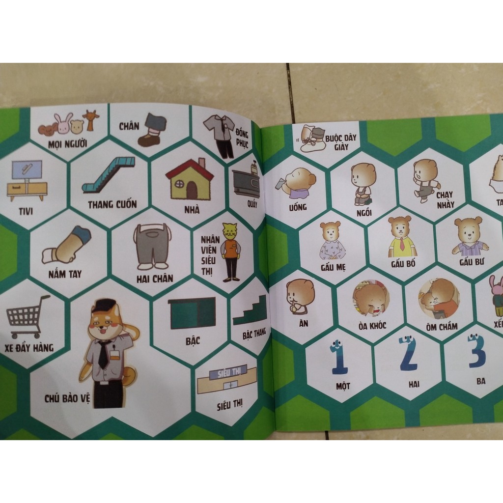Sách - Gấu bư đi siêu thị ( học kỹ năng sống )