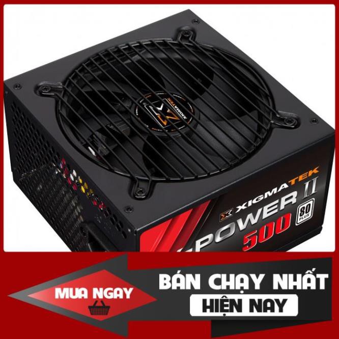 Nguồn máy tính XIGMATEK X-POWER II 500- 80PLUS WHITE - Chính hãng