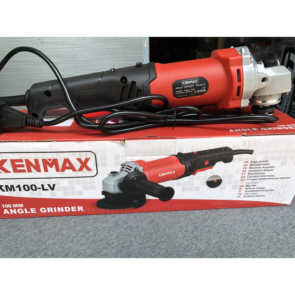 Máy mài góc 100mm chỉnh tốc độ Kenmax KM100-LV- Hàng chính hãng