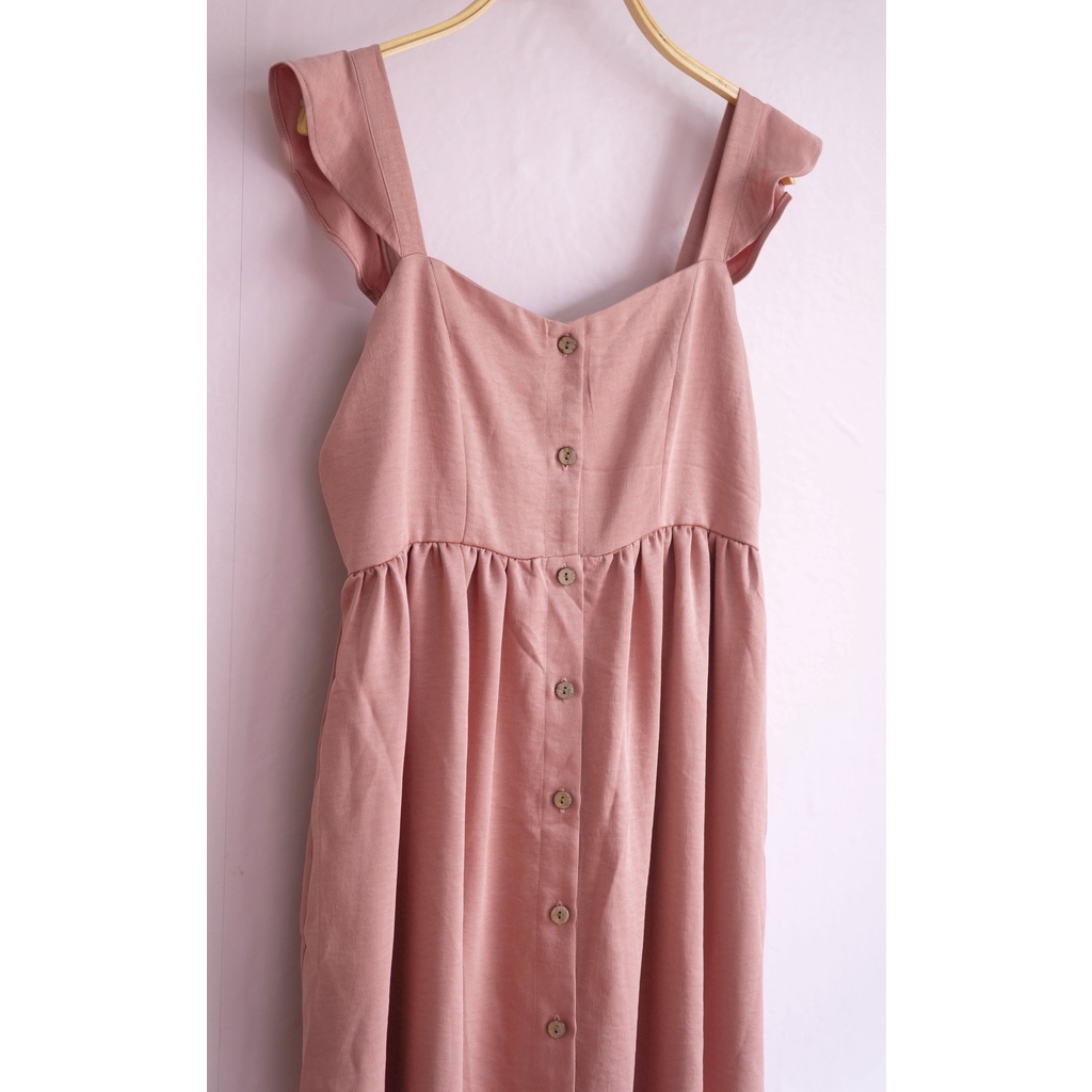 Đầm 2 dây phom babydoll tay cánh tiên - Nhà Của Moon