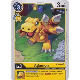 Thẻ bài Digimon - TCG - Agumon / BT2-033'