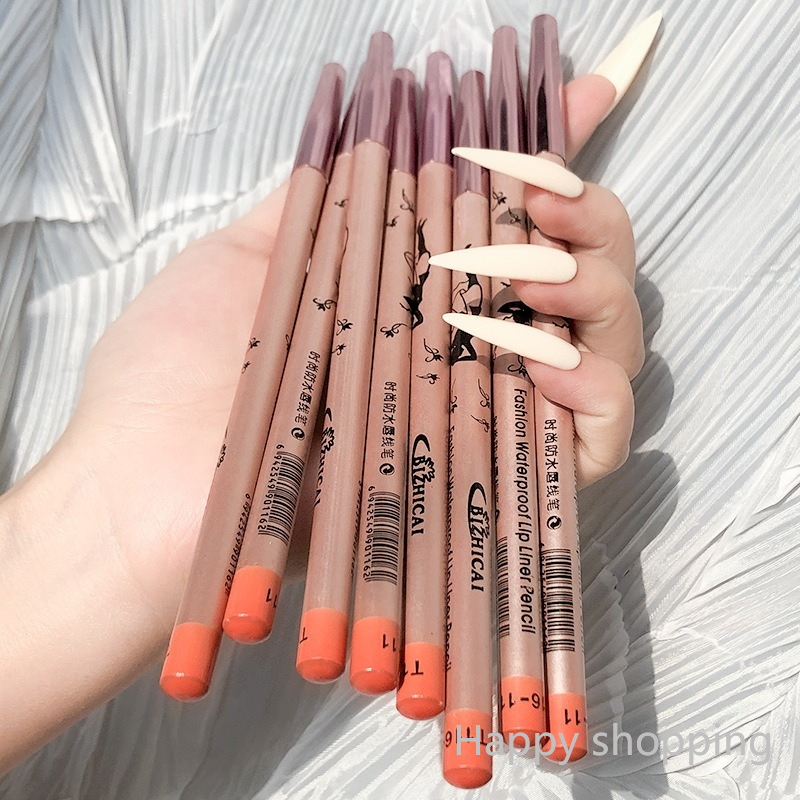 (Hàng Mới Về) Bút Kẻ Viền Môi Chống Thấm Nước Lâu Trôi Không Lem Màu | BigBuy360 - bigbuy360.vn