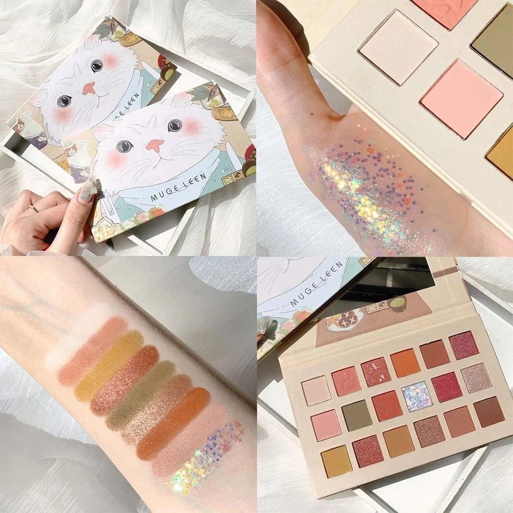 BẢNG PHẤN MẮT HÌNH MÈO CON DỄ THƯƠNG