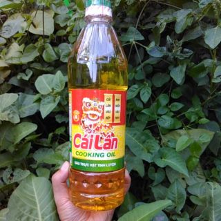 Dầu ăn Cái Lân 1 lít tốt cho sức khoẻ giá sỉ xoa dịu mát không gây nóng trong người khi ăn chiên xào