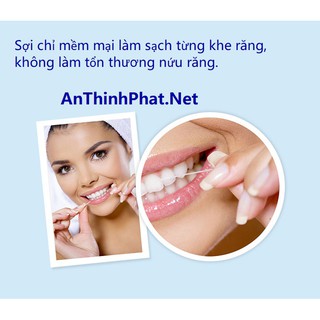 Chỉ Nha Khoa móc chìa khóa 2 in 1 xinh xắn tiện dụng