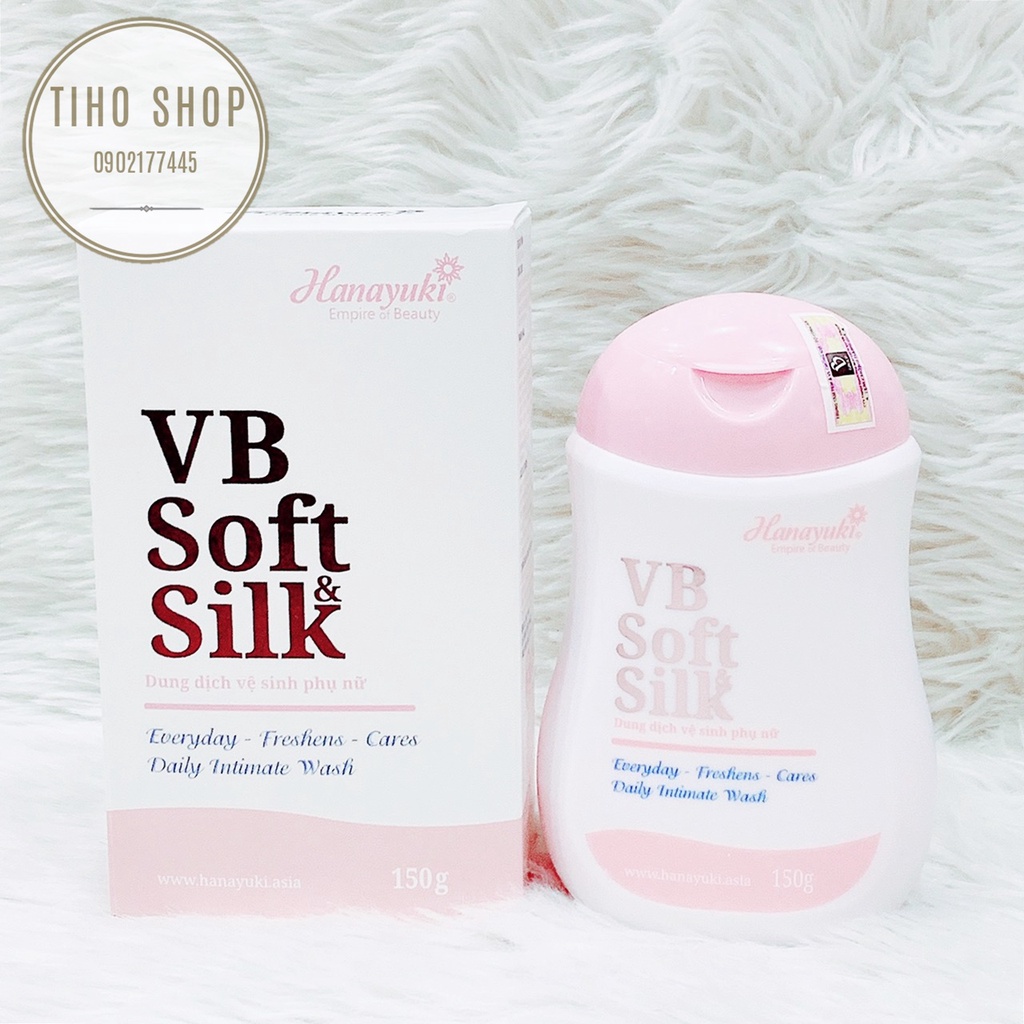 [Chính hãng] Dung dịch vệ sinh Hanayuki màu hồng VB Soft Silk - ddvs Hana phiên bản mới