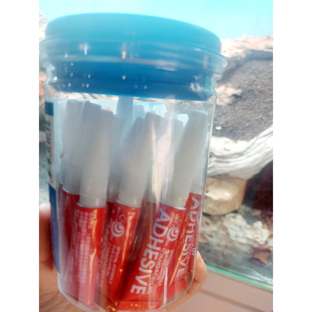 Keo dán rêu, dán cây thủy sinh ADHESIVE tuýt 5g