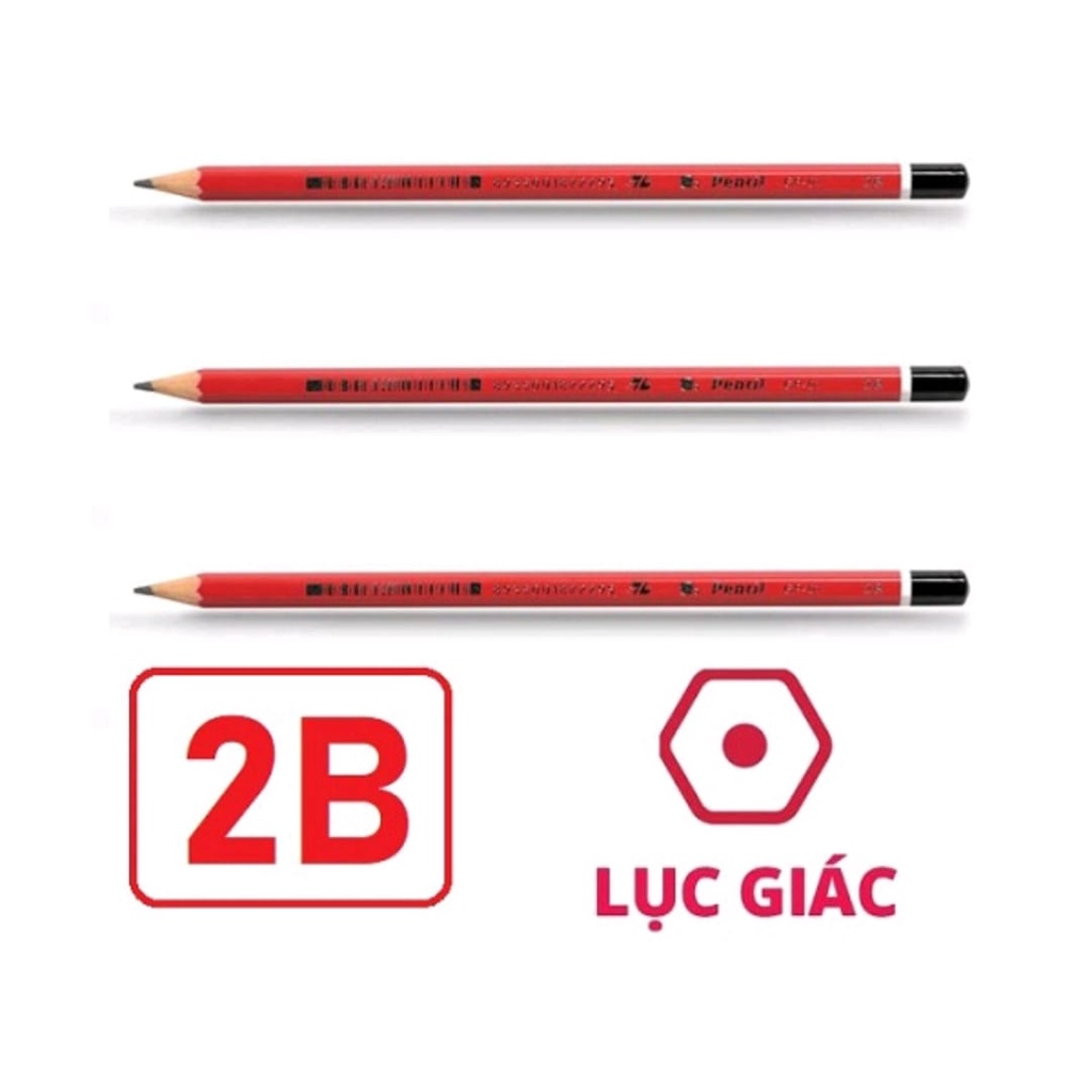 Bút Chì Gỗ 2B Thiên Long GP-01 - Lục Giác