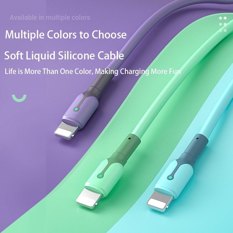 Dây cáp sạc nhanh 5A có đèn LED cho ip