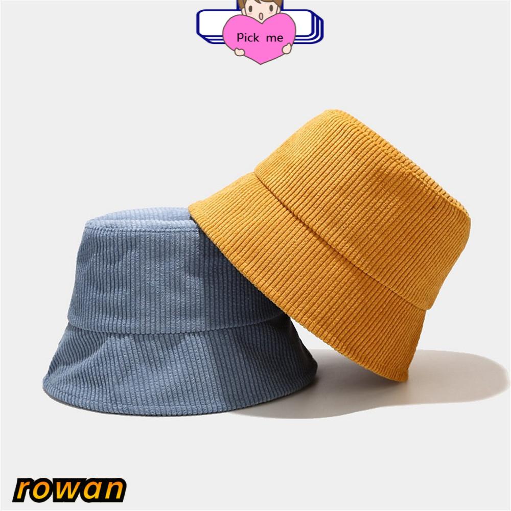 Nón tai bèo vải nhung kẻ màu trơn thời trang dành cho nam và nữ