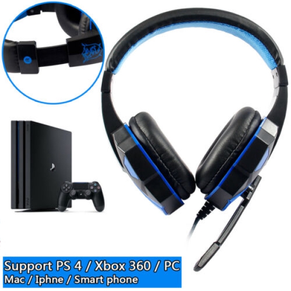 Wired Gaming Headset Headphone for PS4 Xbox One Nintend Switch iPad PC | BigBuy360 - bigbuy360.vn