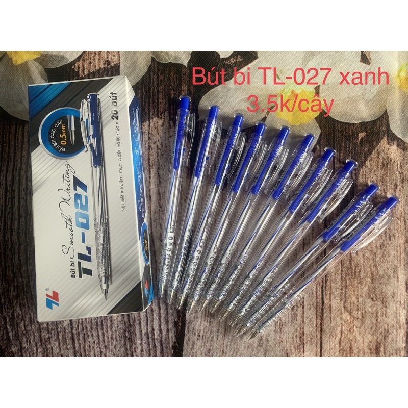 Bút bi TL027 mực xanh