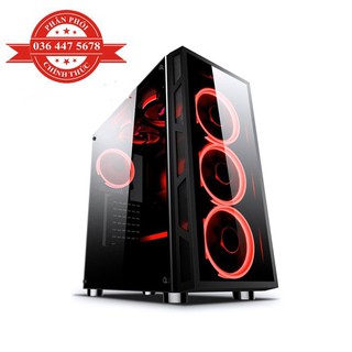 Case máy tính Chanpion CRYSTAL mặt kính cường lực 400MM (Chưa kèm Fan)