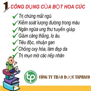 Bột hoa cúc nguyên chất - Thảo dược Tấn Phát