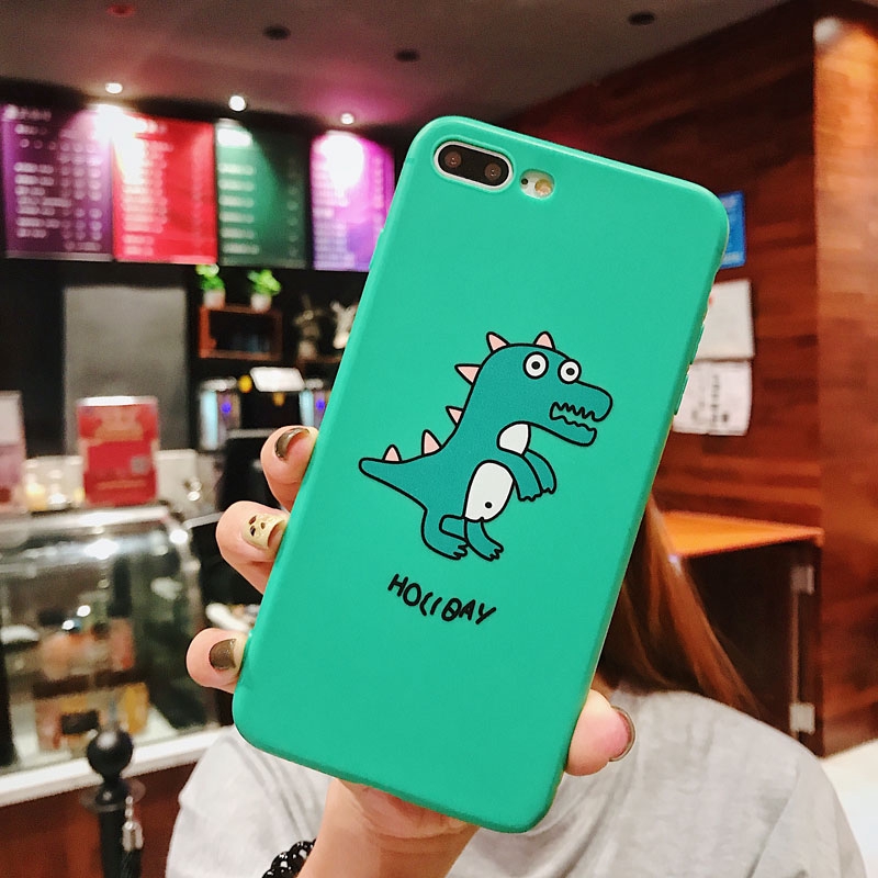Ốp điện thoại TPU mềm in hình thú hoạt hình đáng yêu cho iPhone 6 6S 7 8 6plus 6Splus 7Plus 8Plus X XR XS XSMAX | BigBuy360 - bigbuy360.vn