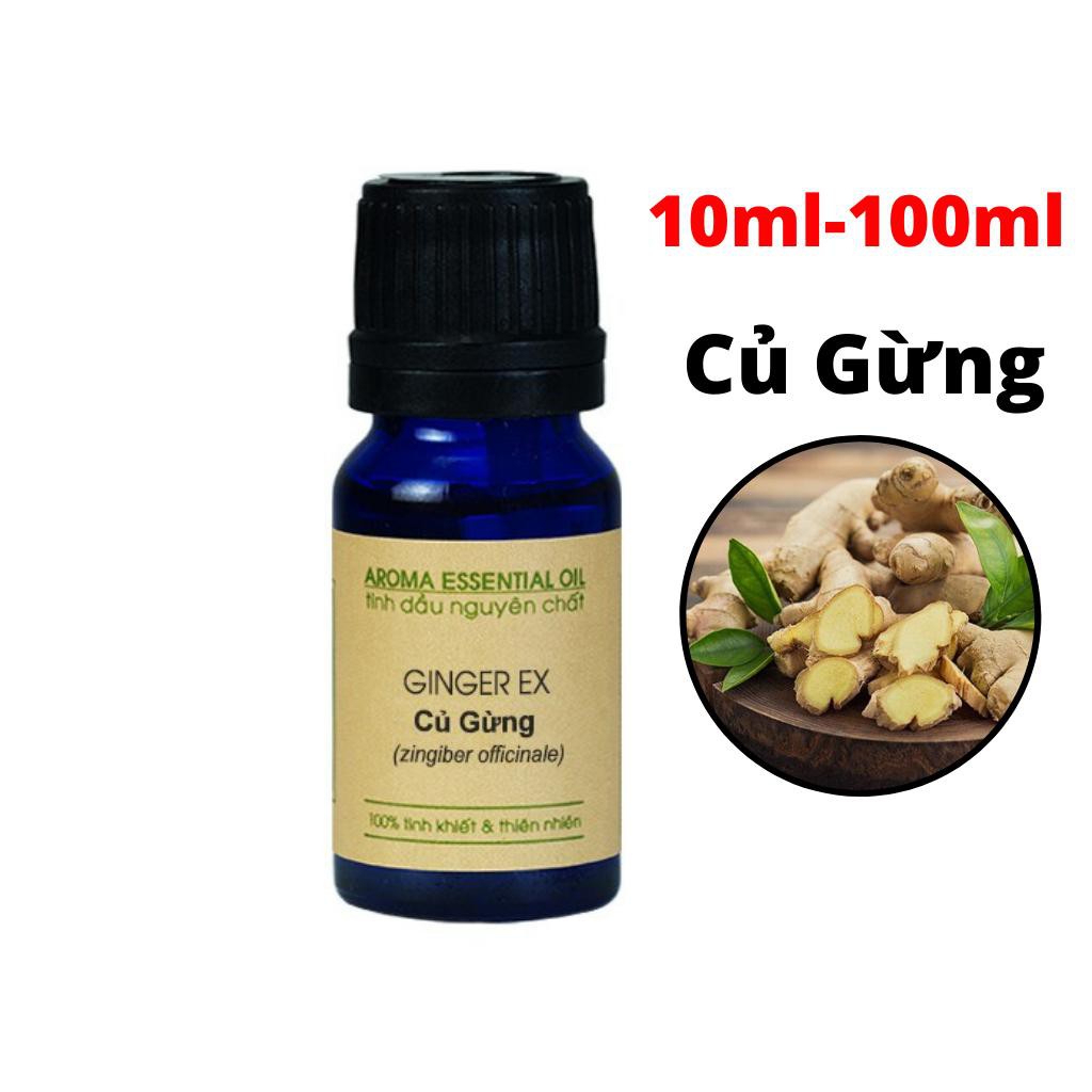 Tinh Dầu Củ Gừng ,Tinh Dầu Gừng Ginger Oil 10ml-100ml