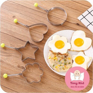 Khuôn Chiên Trứng, Khuôn Tạo Hình Trứng, Bánh Bằng Inox Bền Đẹp