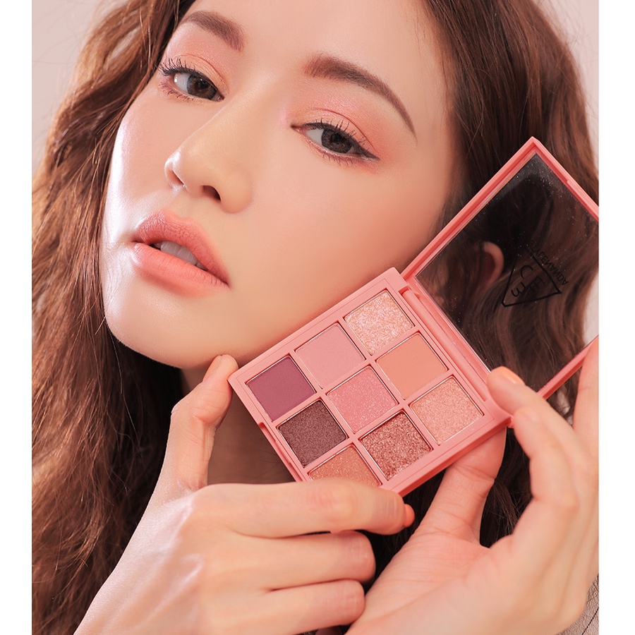 BẢNG PHẤN MẮT 3CE 9 Ô MULTI EYE COLOR PALETTE BEACH MUSE CHÍNH HÃNG