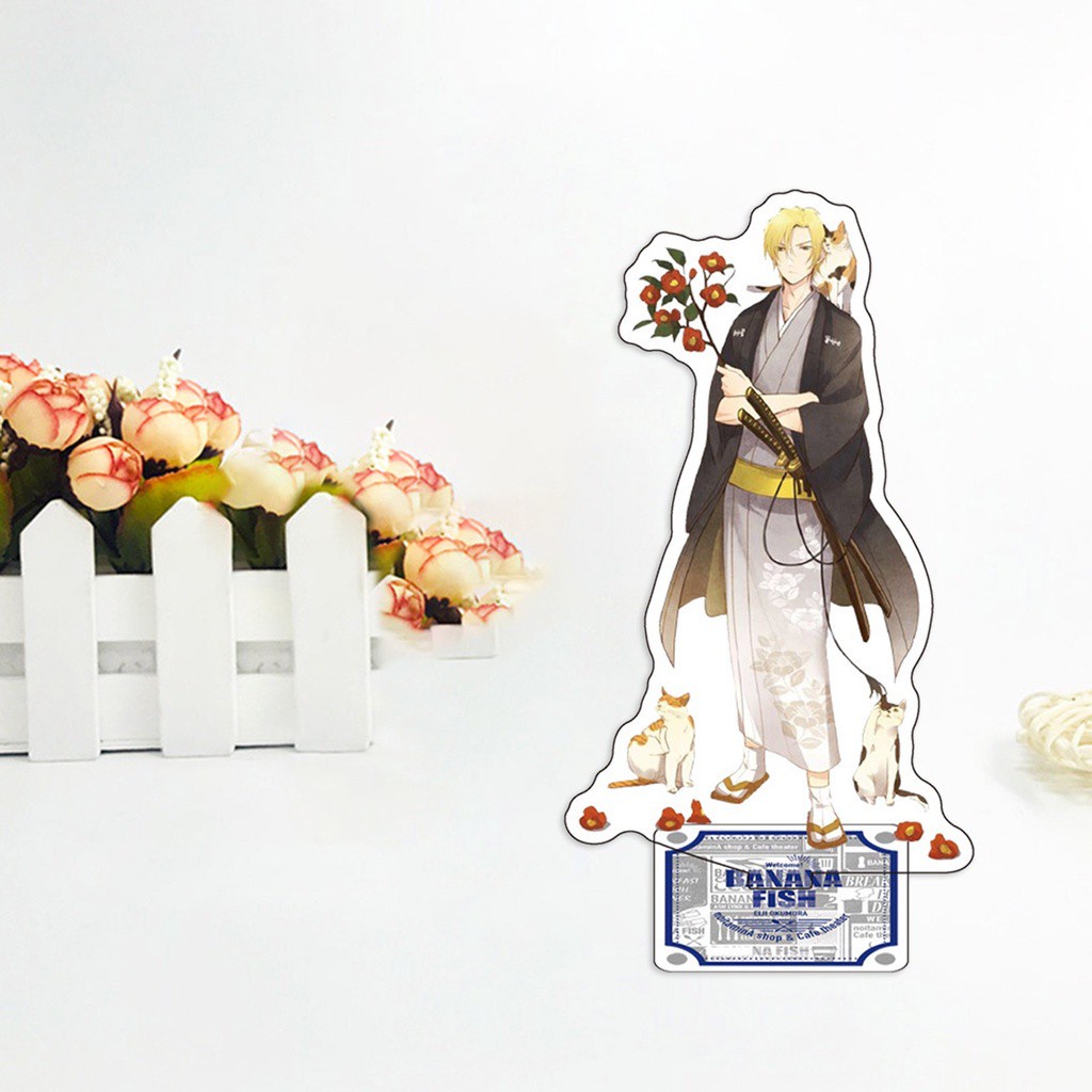 Mô hình đứng nhân vật anime Banana Fish Ash Okumura Eiji chất liệu acrylic dễ thương