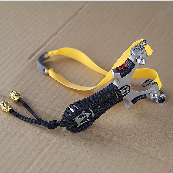 Ná cao su cao cấp Đinh Ba slingshot - Tặng dây thun cao su - Tia laze ngắm siêu chuẩn