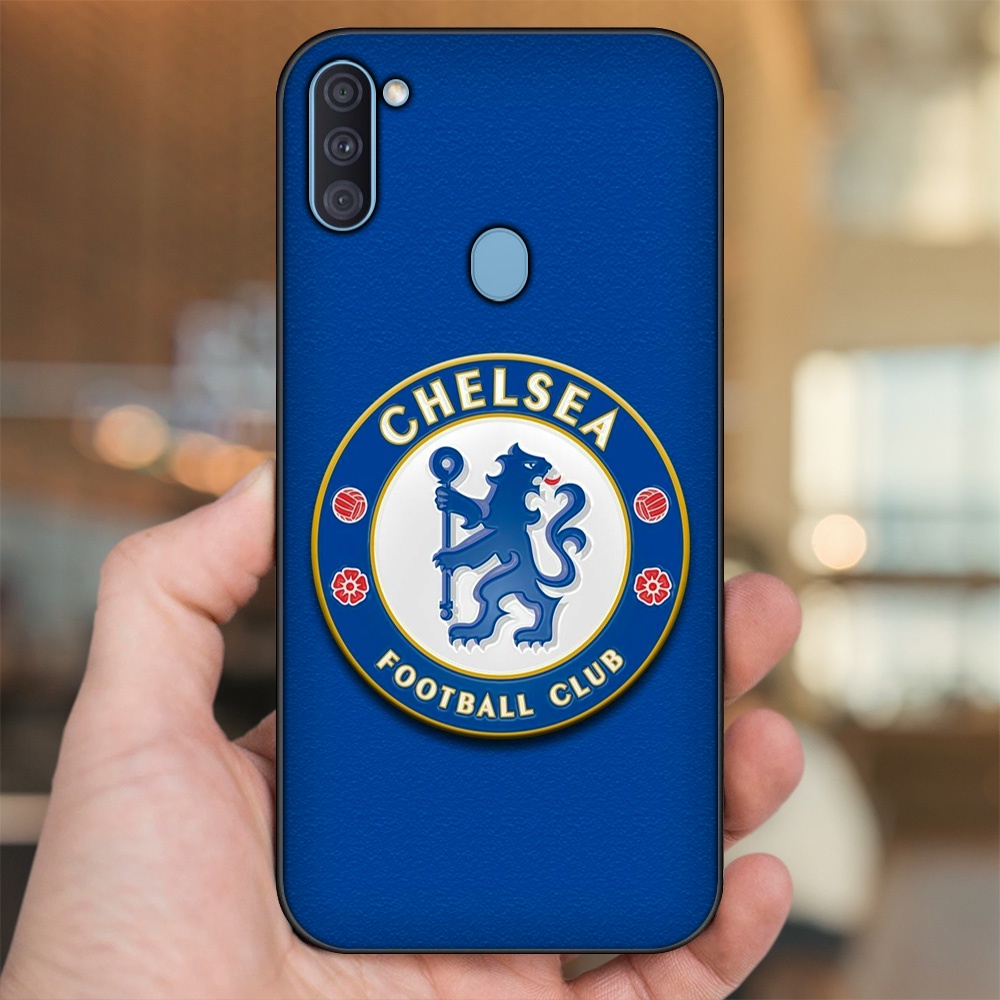 Ốp lưng Samsung A11, M11 viền đen in hình Chelsea FC