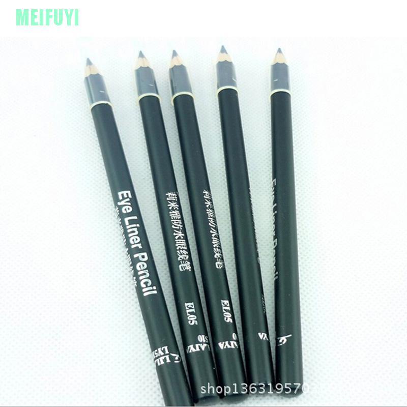(Hàng Mới Về) Set 2 / 5 Chì Kẻ Mắt Siêu Mượt Không Thấm Nước Meifuyi